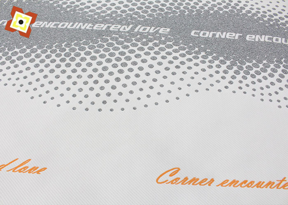 il poliestere 550gsm ha imbottito il tessuto Heather Grey Graphene Fabric