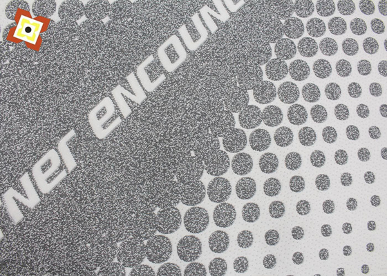 il poliestere 550gsm ha imbottito il tessuto Heather Grey Graphene Fabric