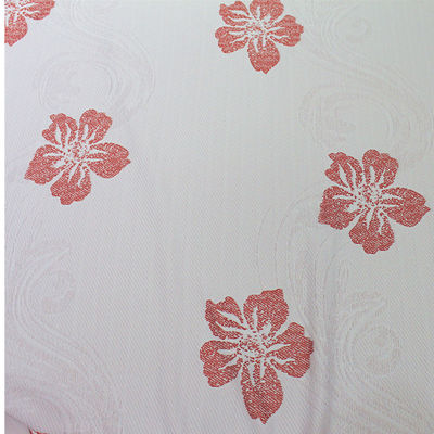 Jacquard resistente 240gsm dell'acqua il poli tricotta il tessuto con il modello di fiore