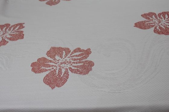 Jacquard resistente 240gsm dell'acqua il poli tricotta il tessuto con il modello di fiore