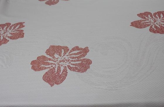 Jacquard resistente 240gsm dell'acqua il poli tricotta il tessuto con il modello di fiore