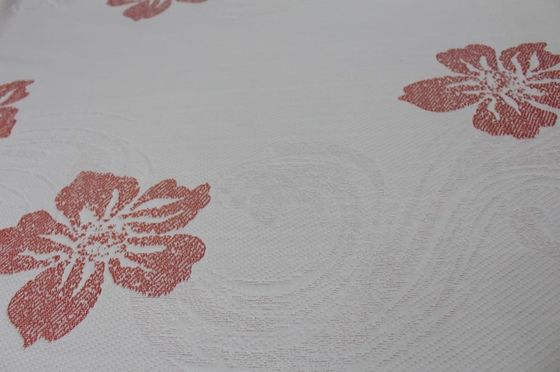Jacquard resistente 240gsm dell'acqua il poli tricotta il tessuto con il modello di fiore