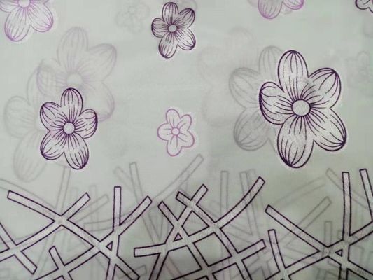 Tessuto imbottente del materasso a prova d'umidità, tessuto di Microfiber del poliestere 65gsm