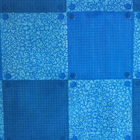L'acaro della polvere rinforza il tessuto blu-chiaro del poliestere, tessuto del materasso del jacquard 38g/M2