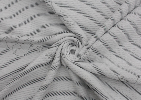 Il materasso del tessuto tricottato jacquard di bambù di 100% appoggia il tessuto domestico imbottito