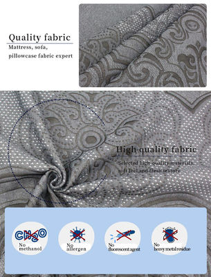 Il cuscino su due lati del materasso del jacquard tricottato modello reale pela il tessuto respirabile amichevole