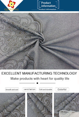 Il cuscino su due lati del materasso del jacquard tricottato modello reale pela il tessuto respirabile amichevole