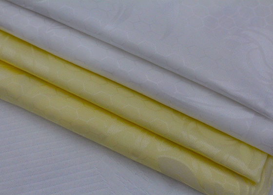Modello di fiori basso bianco all'ingrosso che stampa il tessuto del tessuto di seta naturale del poliestere del tricot per i copri materasso