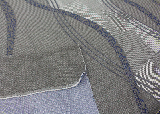tessuto di tela imbottente di Gray Polyester Knitted Jacquard Protective del tessuto del materasso 260gsm