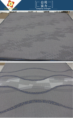 tessuto di tela imbottente di Gray Polyester Knitted Jacquard Protective del tessuto del materasso 260gsm