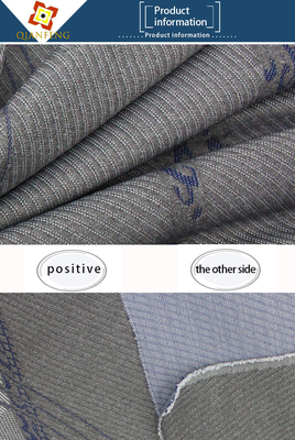 tessuto di tela imbottente di Gray Polyester Knitted Jacquard Protective del tessuto del materasso 260gsm