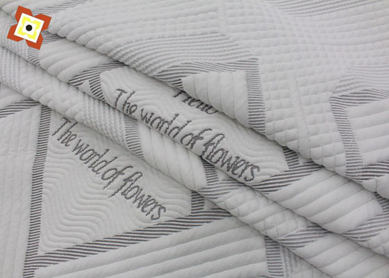 Il letto imbottente del cuscino di memoria del tessuto del materasso del lattice ha tricottato il tessuto funzionale del jacquard